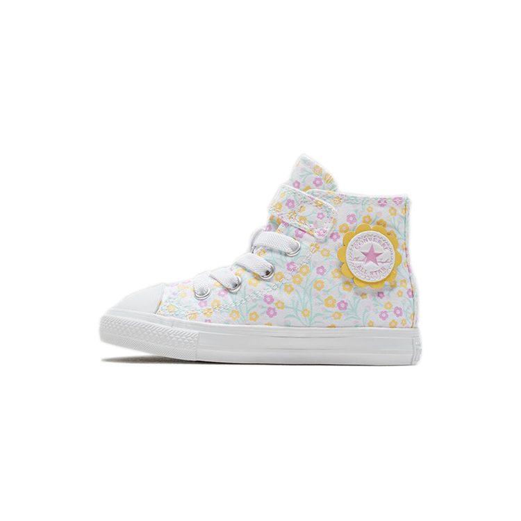 Baby Converse All Star 1V High Top Toddler Shoes White 766878C