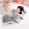 New Hot Two Colors Cartoon Shark Throw Pillow Soft Soothing Huggable Pillow Back Pillow Warm Comfy Sleeping Companion For Kids