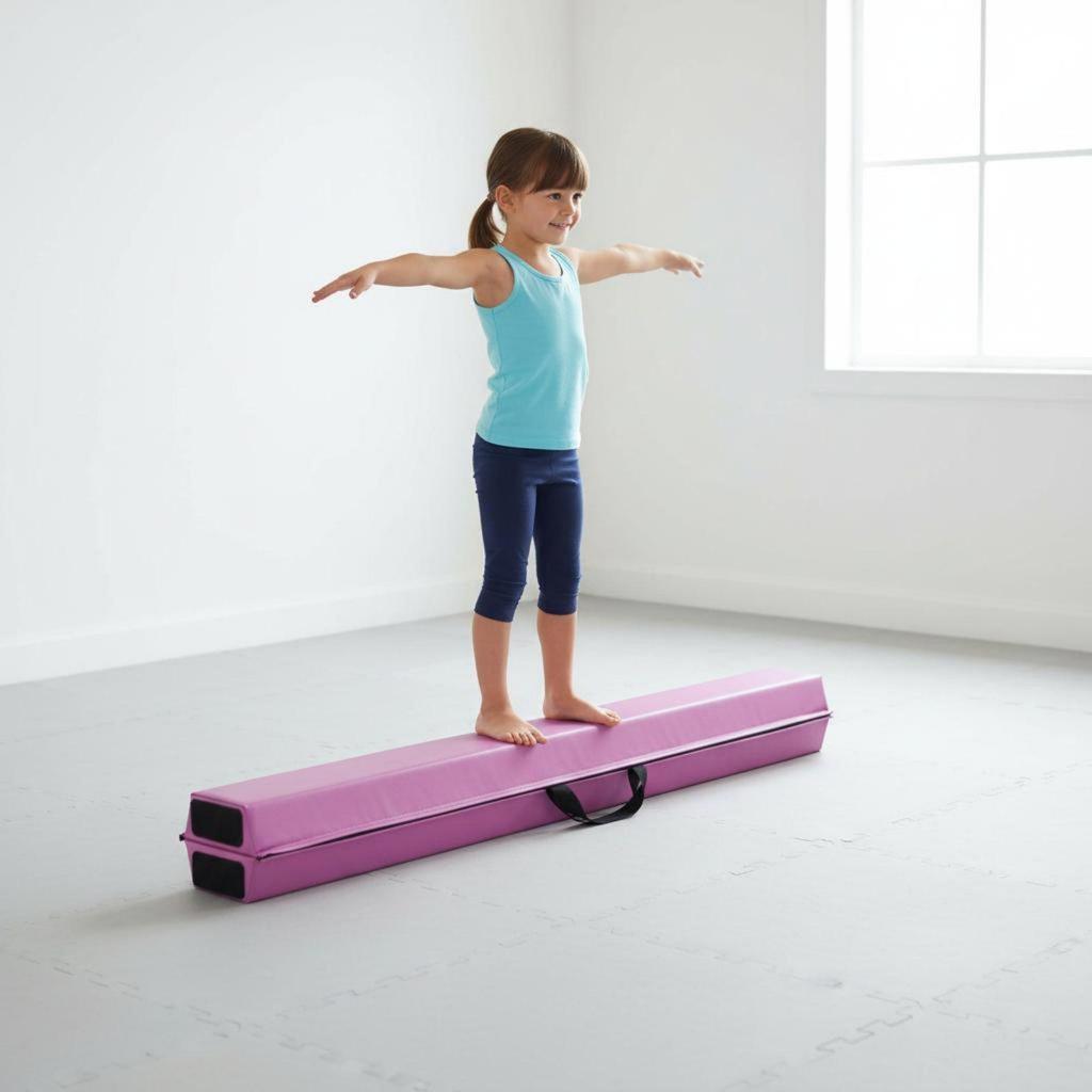 Foldable Balance Beam Thickened Cushion Soft Foam Non-Slip Base