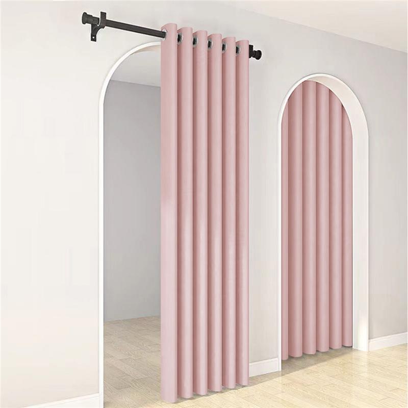 Minimalist Solid Color Blackout Curtains High Precision Thermal Insulated Window Drapes Home Decor