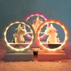 Cute Cartoon Unicorn Led Night Light Music Box Desktop Decor Ornament For Romantic Gift And Home Decor
