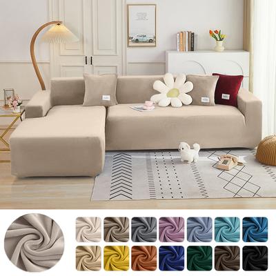 Fundas de Sofá de Terciopelo en Relieve Elásticas de Alta Calidad Funda de Sofá para Sala de Estar Fundas para Sofá Esquinero Funda para Hogar Hotel