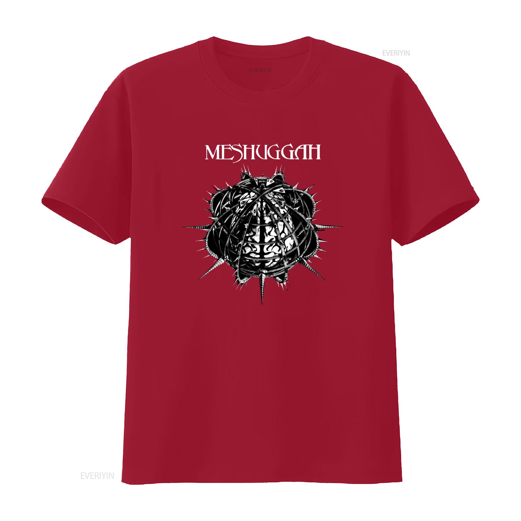 MESHUGGAH Chaosphere T Shirt Bold Edgy Design for Rock Fans vintage Washed Stylish Casual graphic homme designer clothes S