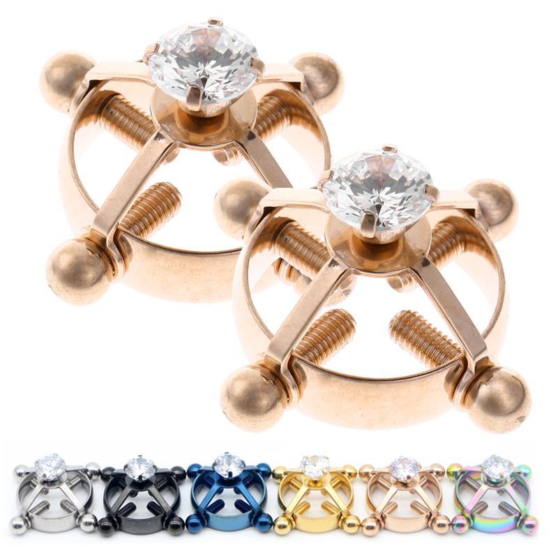 Nipple Clamps BDSM Accessories Sexy Female Fetish Nipple Rings Non Piercing Sex Shop Products Women Nipple Clips Sexyshop