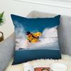 Natural Scenery Snow Outdoor Pillow Case For Car Sofa Decorative Home Double-sided Print Plush Square Throw Pillow Cushion Cover