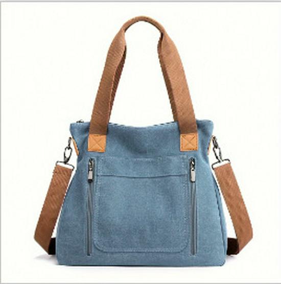 Large-Capacity Women's Canvas Tote & Shoulder Messenger Bags