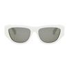 Celine Square Acetate Sunglasses With Logo Men sunglasses White CL40278U25A