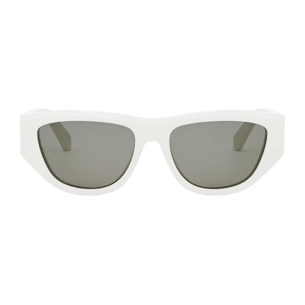 Celine Square Acetate Sunglasses With Logo Men sunglasses White CL40278U25A