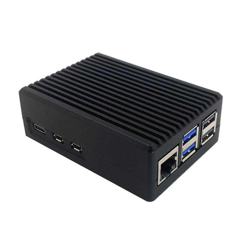 Pouzdro pro odvod tepla pro Raspberry Pi: Ochranná krabička z hliníkové slitiny pro Pi 3B+ & 4B
