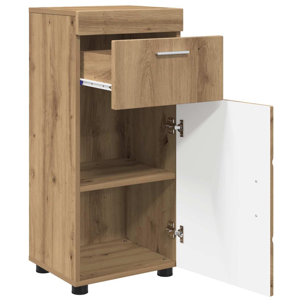 Bathroom Cabinet Set TULUM Artisan Oak 37 X 31.5 X 82 Cm