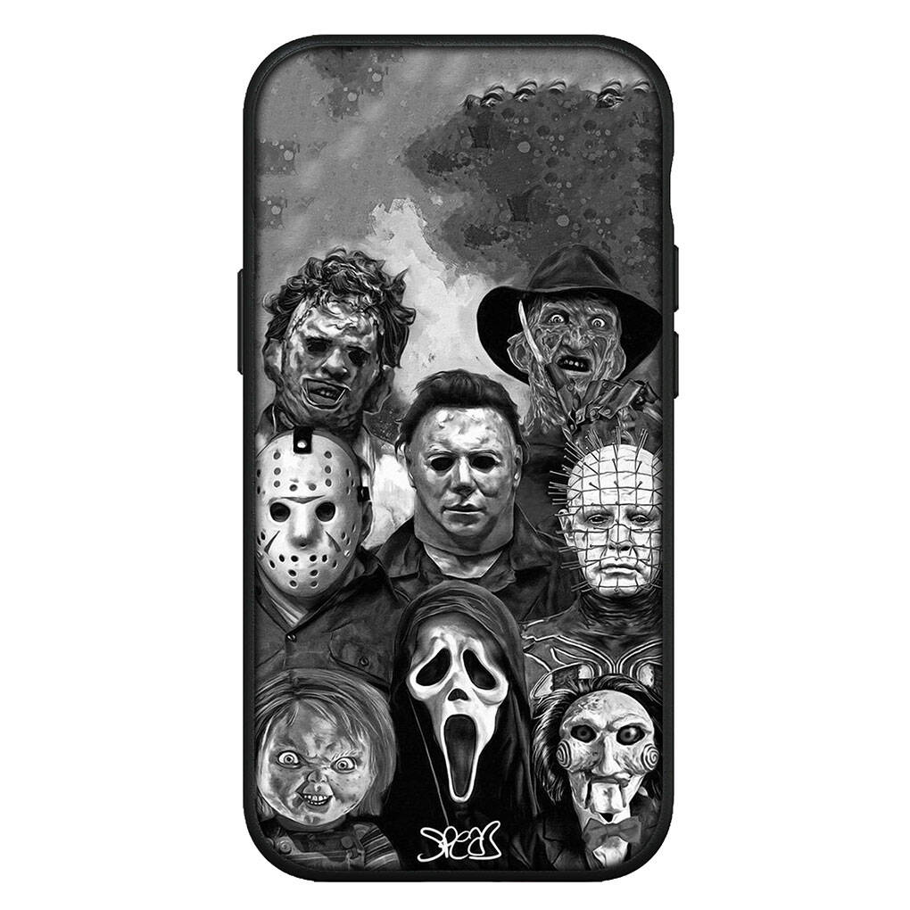 Cover for iPhone 17 16 15 Xiaomi Poco Redmi Note 14 13 12 11 Pro Max 9 16e Samsung Galaxy S25 S24 S23 A06 A16 OPPO Huawei Michael Myers Phone Case