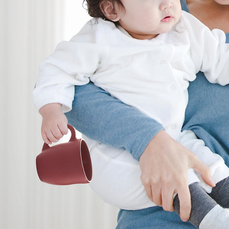 Domestic Silicone Unbreakable Handle Baby and Children's Mug
