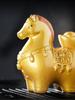 Color-Changing Horse Tea Pet: Resin Ornament for Creative Office and Tea Table Decor