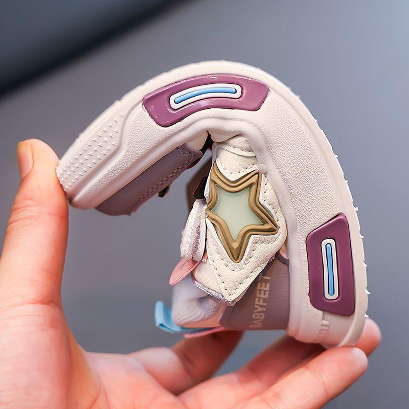 Barns søte sportssko, høst jenters avslappede og moteriktige sneakers