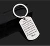 Elegant 2023 New Stainless Steel Keychain For Grandson Inspirational Gift Idea