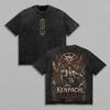 Zaraki Kenpachi Print T-shirt BLEACH Anime Clothing Men Women Cotton Tshirts Vintage Washed Tee Harajuku Male Oversized T Shirt