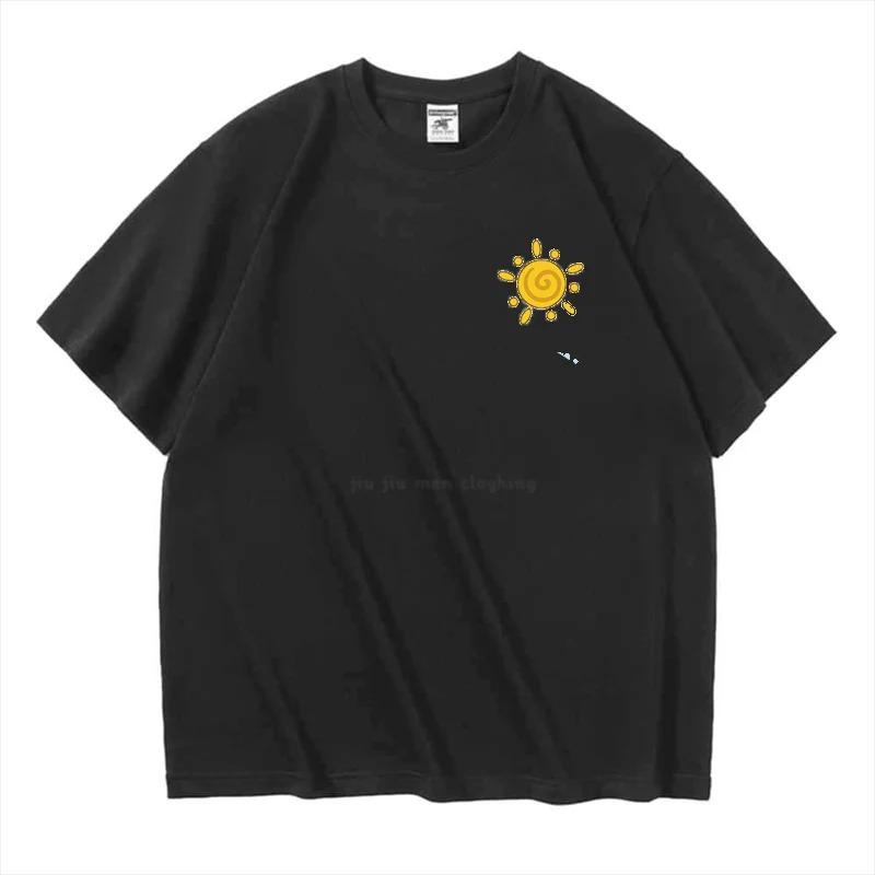 Sun Graphic Men Women T-Shirts Happy Every Day Sunshine Summer Harajuku Short Sleeve tshirts Simple Inside Good Mood Gifts Tees