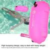 Inflatable Swimming Buoy PVC High Visibility Open Inflatable Waterproof Bag Swimming Air Bag With Waist Belt for Swimming Safety