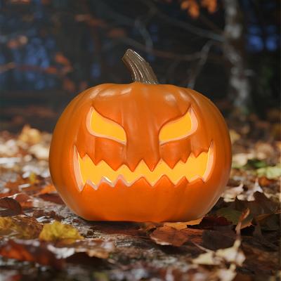 Glowing Pumpkin Ornaments Halloween Decorations Horror Scene Layout Props Hollow Luminous Pumpkin Light Home Party Decor