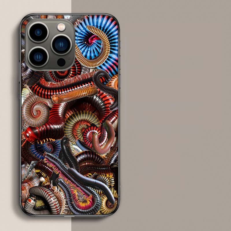 

Baby Legs Worms Centipedes Millipedes Phone Case For Iphone 17 Air 15 Pro 14 Plus 16 Pro Max 17E 16E 12 13 Mini 11 Cover Cute F iPhone 16E