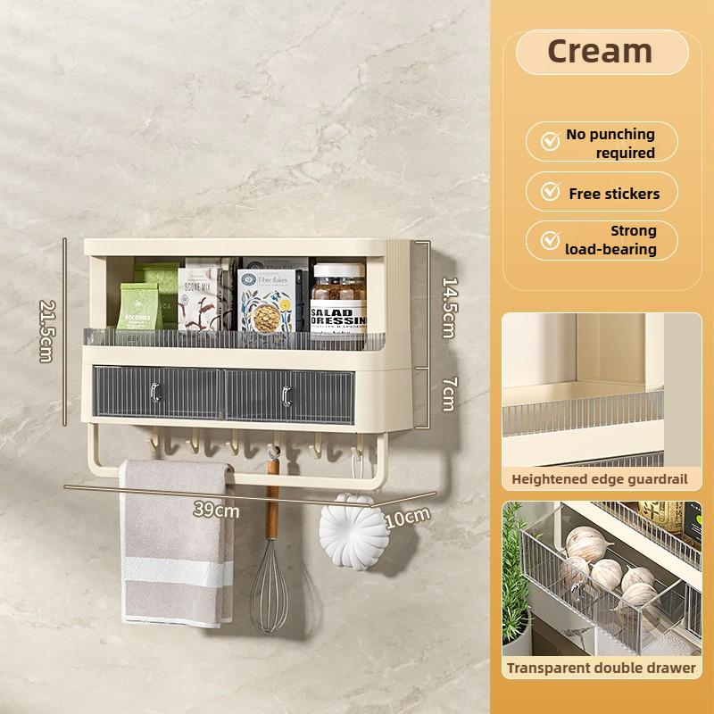 

Настенная полка для специй, кухонный органайзер, подвесная полка для хранения банок для специй, держатель для приправ на кухне, стойка для хранения специй