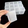 12 Compartment Clear Bead Holder Box Multifunctional Plastic Bead Organiser Container For Kids Adults Art Craft Project