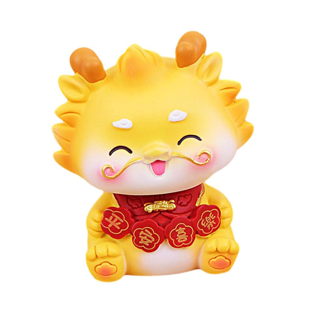Chinese Dragon Figurine - Exquisite Spring Festival Decor for Home
