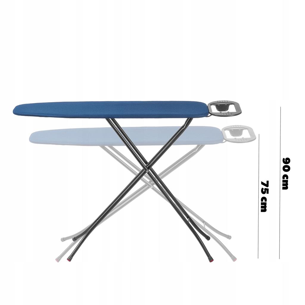 KADAX Ironing Board 110x30cm Foldable With Iron Holder Standard