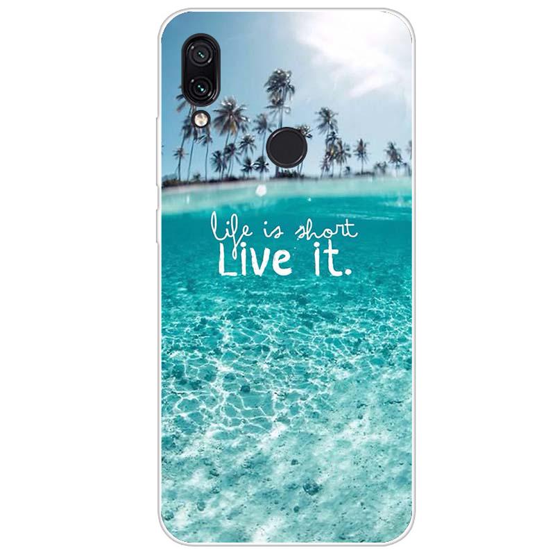 For Xiaomi Redmi Note 7 Case Flower Animal Cover Silicone Case For Redmi Note 7 Pro Note7 Bumper Shockproof Phone Case Coque