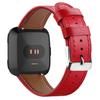 Fitbit Versa 2/Versa/Lite Leather Strap - Round Tail Cowhide Printed Wristband
