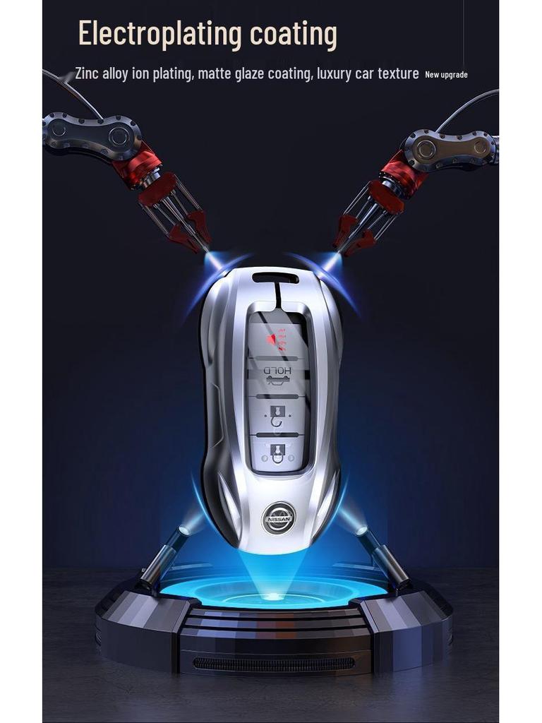 Nissan 14th Gen Sylphy Car Key Cover for Qashqai, Teana, X-Trail, Tiida, Murano, Terra - Model N7.