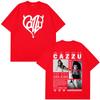 Singer Cazzu Con Otra New Album Vintage Tshirt Unisex Unisex Loose Casual Tshirt Cotton Aesthetic High Quality Oversized Tshirtss