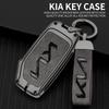 AAAHB1 4 Buttons Car Key Case Cover for Sportage 2023 Ray Sorento Soul Telluride Cerato 2020 K5 K8 2022 Leather Shell Fob Holder