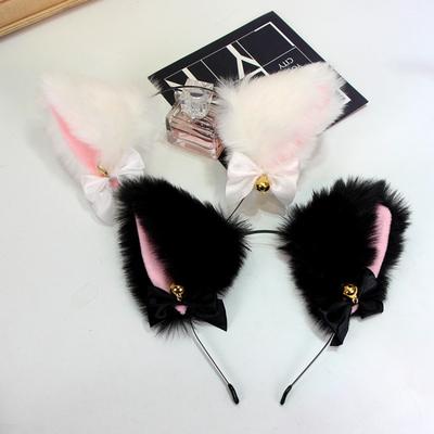 Cat Ears Headband Female Sexy Headgear Cat Headband Bell Plush Bud Prop Atmosphere Hairpin Hair Accessories