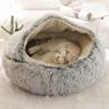 Cat Bed - AIMOONSA - Soft Round - Soft Plush - Non-slip - 40 Cm