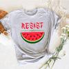 Watermelon Resist Shirts This Is Not A Watermelon Shirt HuUnisex Rights Tee Watermelon Flag Tshirt Trendy Unisex Short Sleeves Tops