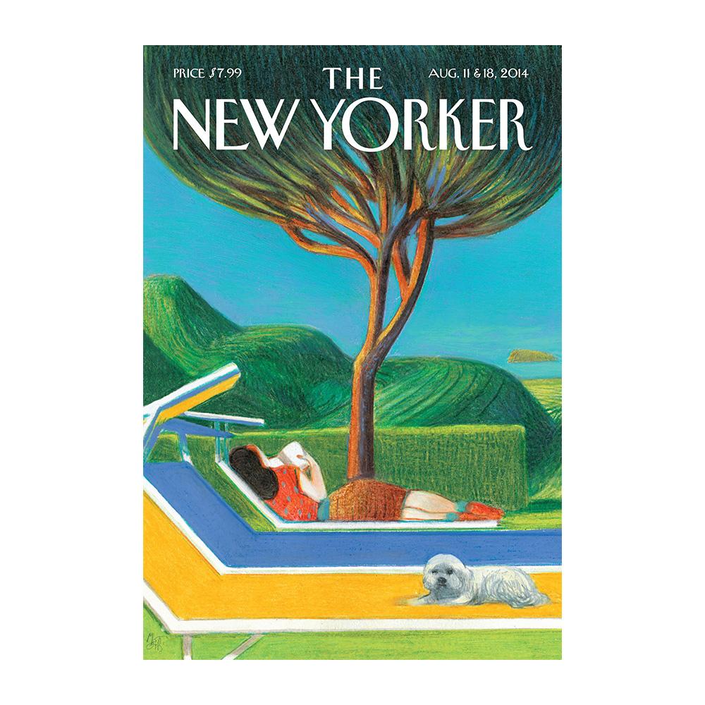 

Постер Журналу New Yorker Водонепроникне полотно Картина Кафе Бар Домашня прикраса Підходить для вітальні спальні 20x30cm