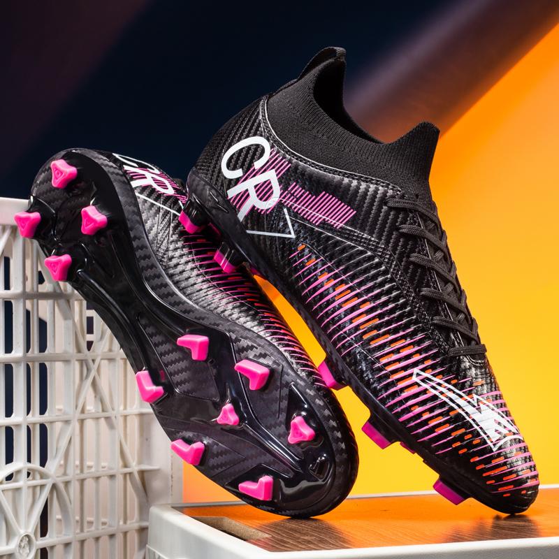 New Men Football Boots Cleats Grass Non-Slip Match Sneakers Indoor High-Top Futsal High-Quality Soccer Shoes -Selling Fg/Tf