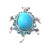European & American Style Adjustable Turquoise Turtle Diamond Ring