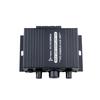 Aluminum Alloy Digital Power Audio Amplifier Blue Light DC12V Power Stereo Audio Amplifier 2-Channel Amplifier Home Audio System