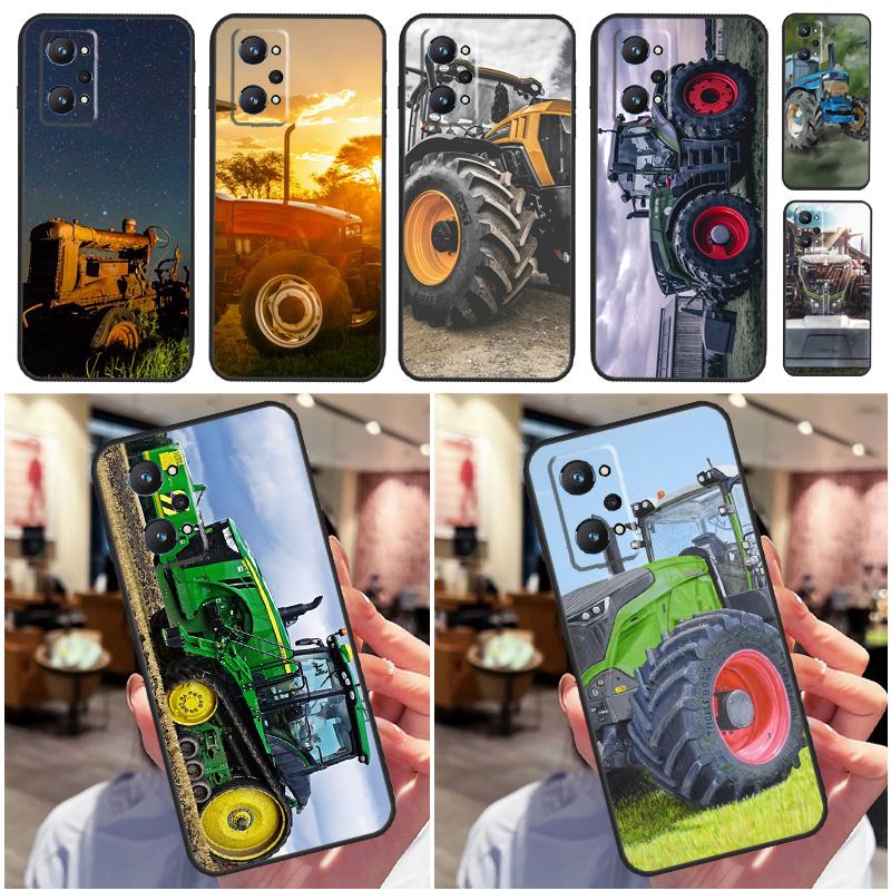 Farm Vehicle Tractor For Realme 13 11 10 12 14 Pro Plus GT 5 6 6T GT7 Pro C67 C61 C53 C51 C21Y C25S C75 C55 Case