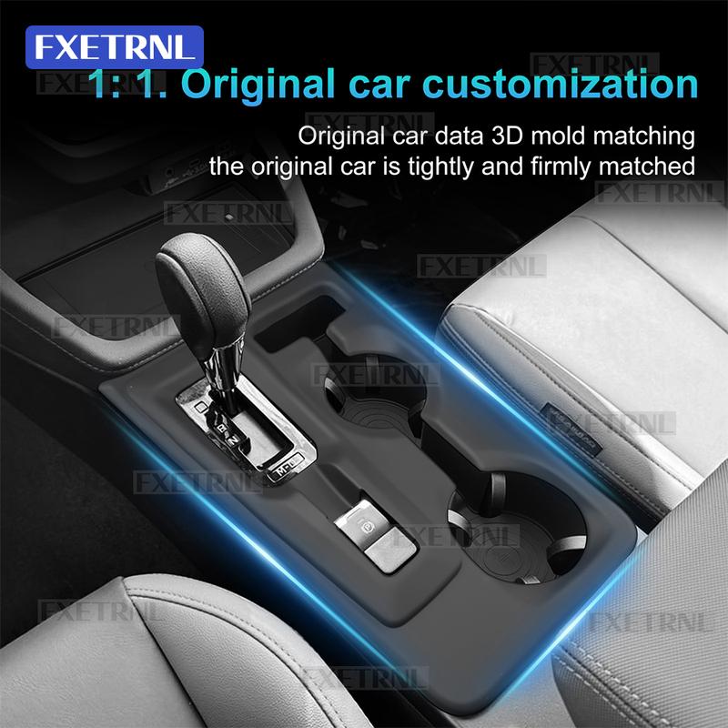 LHD Silicone Center Console Pad Set For Subaru Forester 2025-2027 Cup Holder Wireless Charging Mat Car Interior Accessories