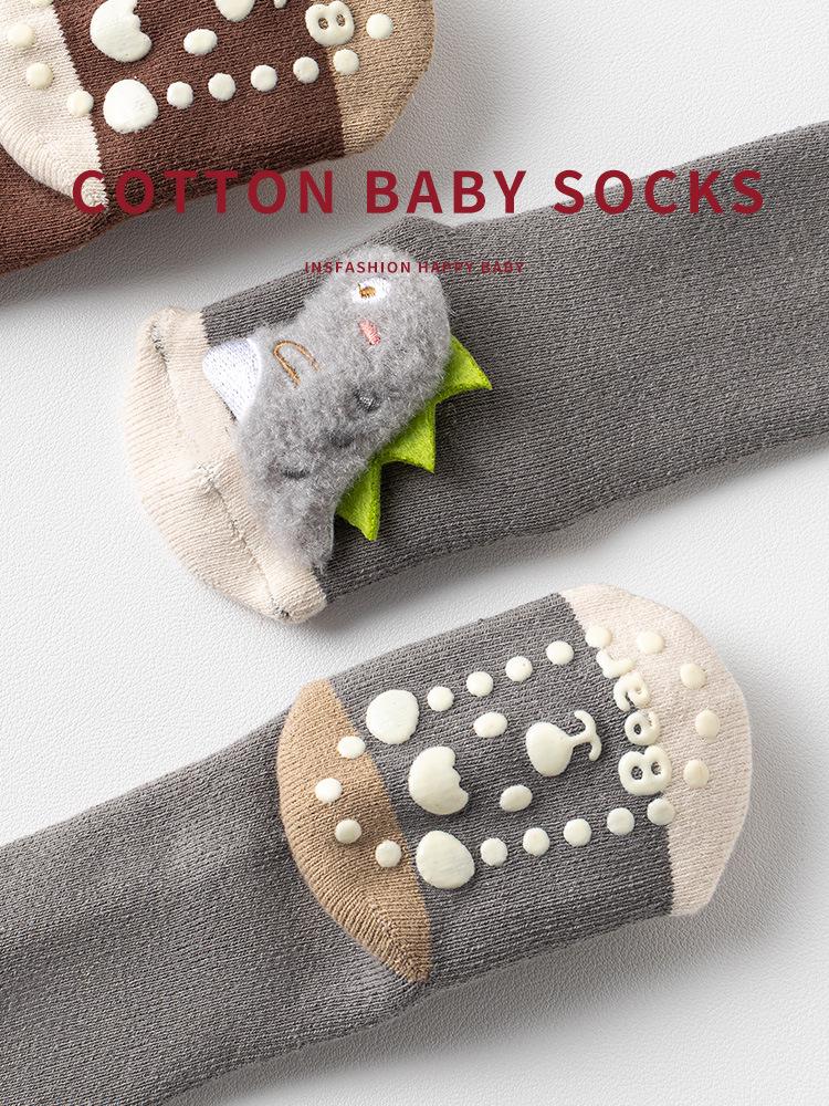 Neugeborenes Baby Baumwollfrottee Verdicken Überknie-Socken für Herbst/Winter