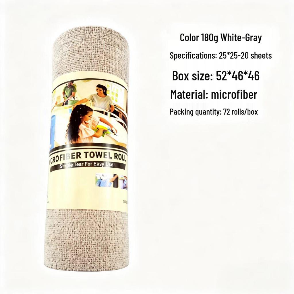 Tearable Disposable Kitchen Cleaning Wipes - Absorbent Roll for Weekly Use