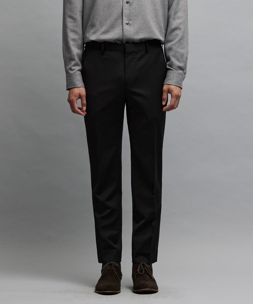STCO Wool Four-Way Stretch All-Season Essential Formal Pants_Black (Slim Fit)_Ssluz11Ssb