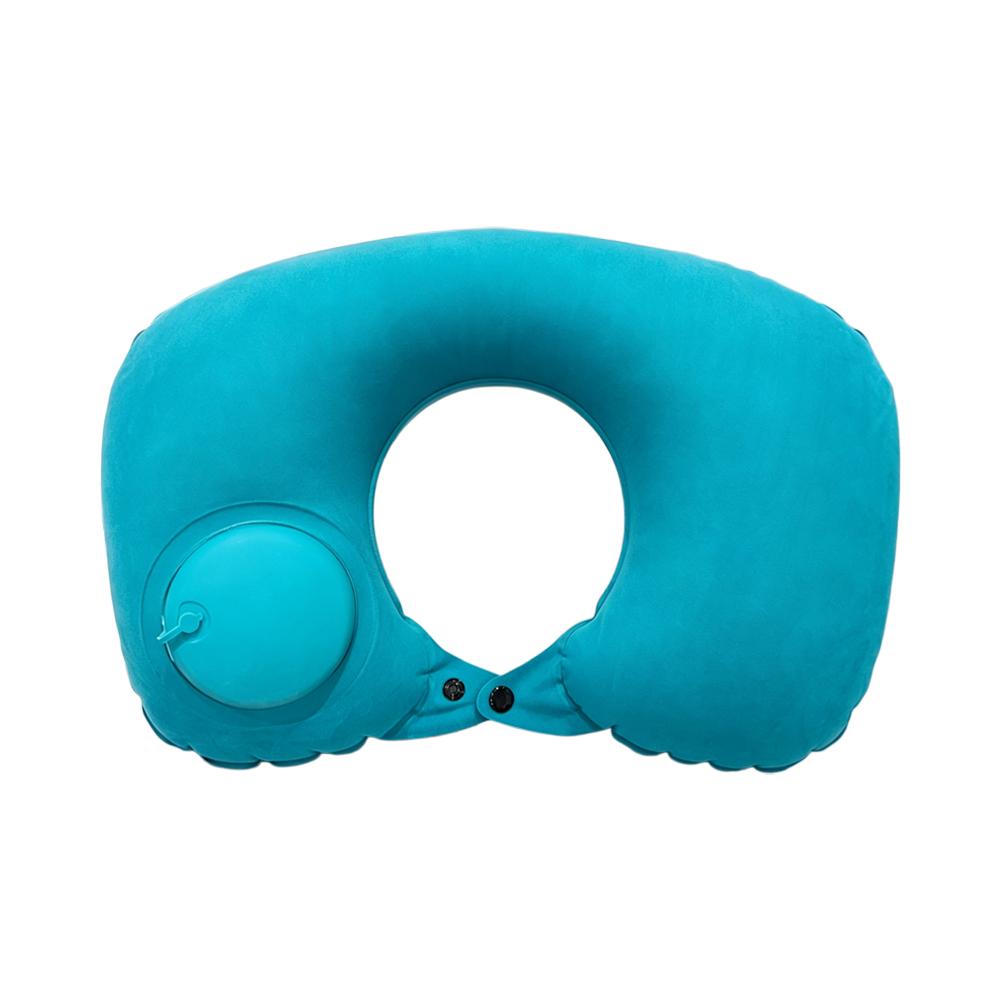 1 U-shaped inflatable neck pillow, portable compression inflatable U-shaped support pillow, office travel outdoor neck pillow