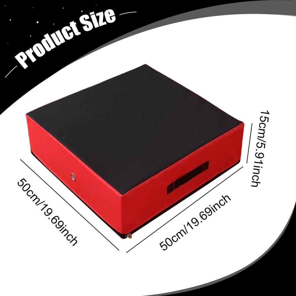 Weightlifting Barbell Deadlift Mat Shockproof Compact Floor Protection Silence Drop Pad for