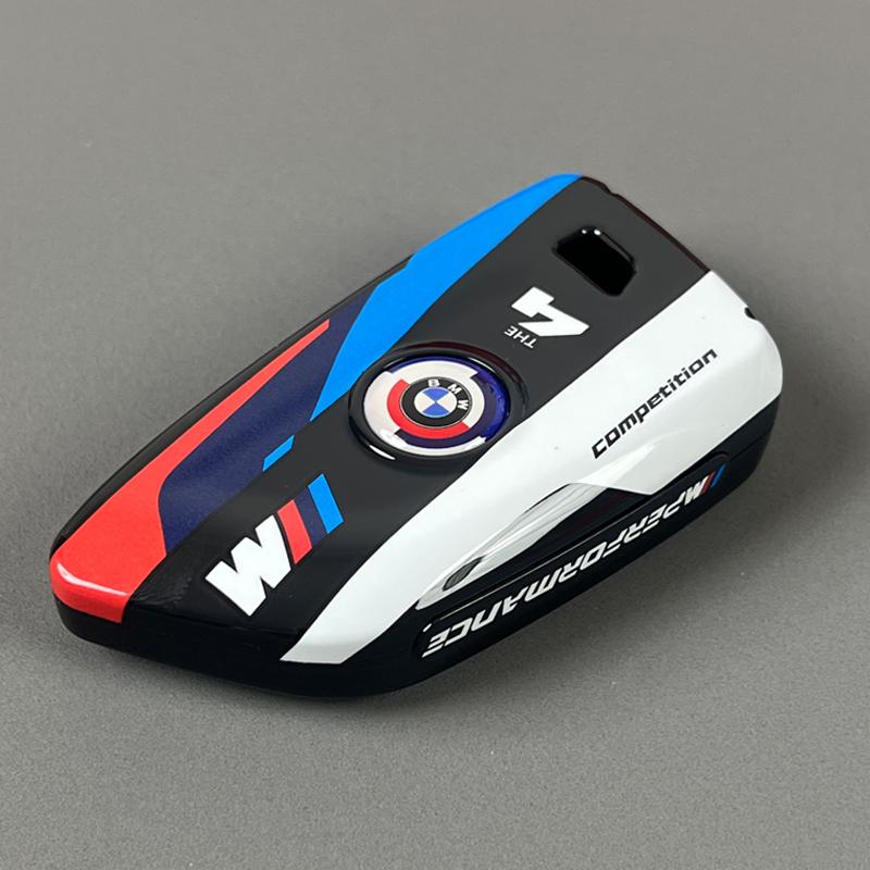 Custodia Protettiva Porta Chiavi Auto in Lega di Zinco + Silicone per BMW Serie X1 X3 X5 X6 X7 1 3 5 6 7 G20 G30 G11 F15 F16 G01 G02 F48
