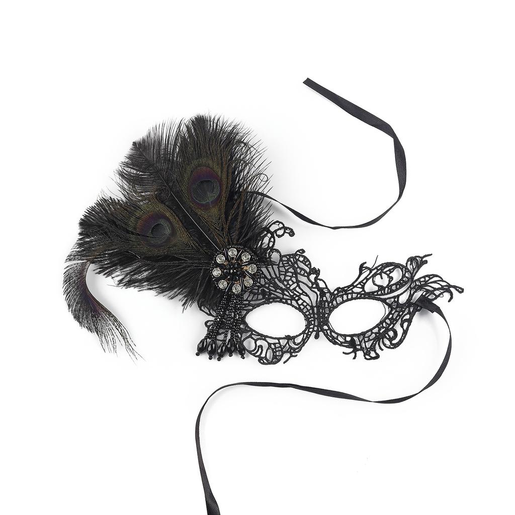 Prom mask half face halloween props black princess styling sexy erotic lace blindfold female adult
