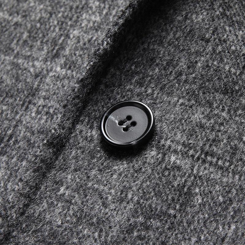 Autumn and Winter New Double-sided Woolen Suit Handmade Double-sided Woolen Men's Casual Suit Wool Small Suit Top